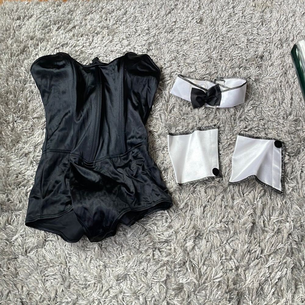 Playboy Bunny body suit Halloween Costume,